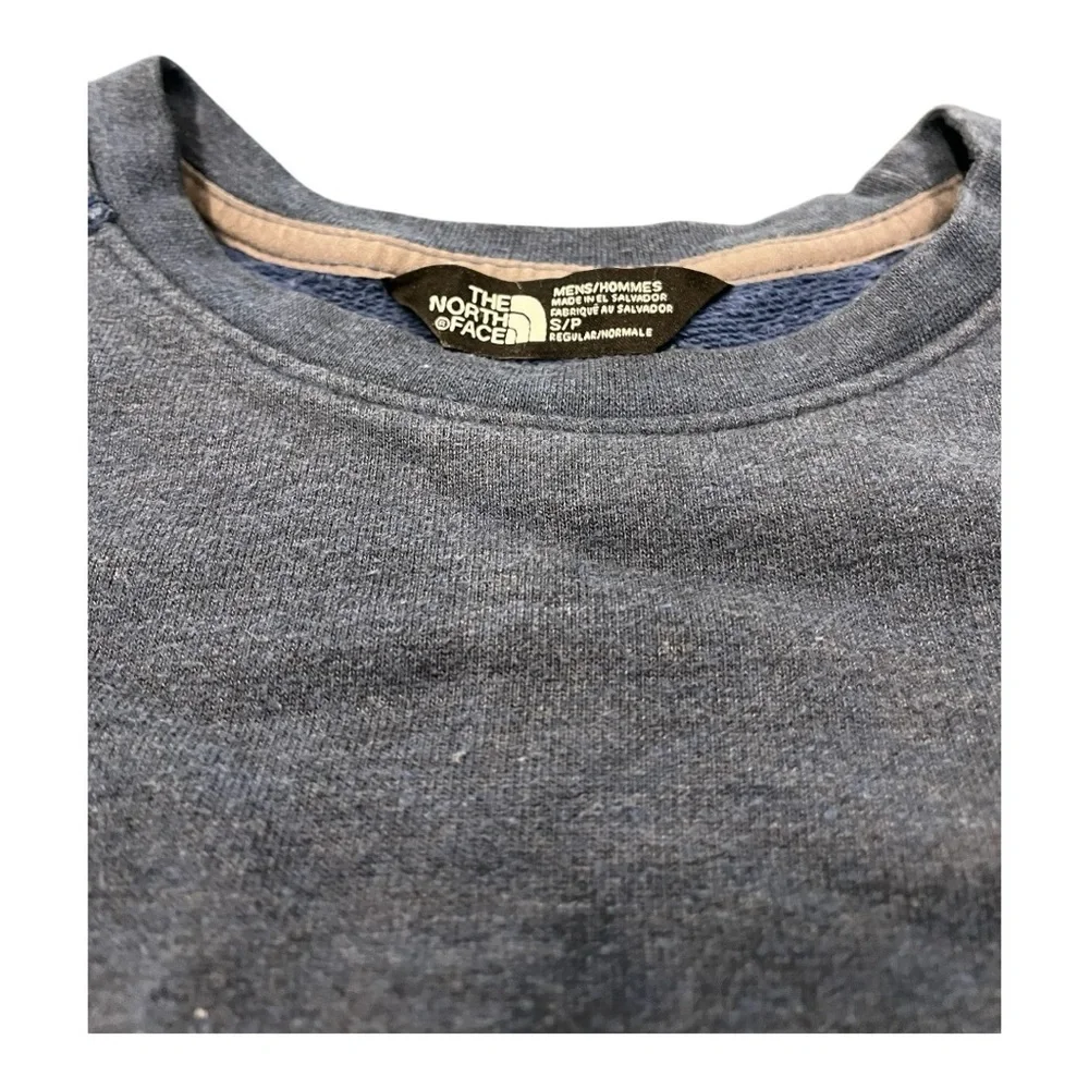 The North Face Mens Blue Pullover Crew‎ Neck Sweatshirt Size S